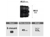 Sony FE 40mm f/2.5 G Lens